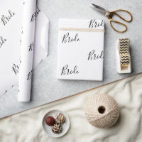 Personalisiertes schwarzes Skript Elegantname Brid