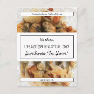 Personalisiertes Schwarzes Skript Weißer Rezept-Sw Postkarte