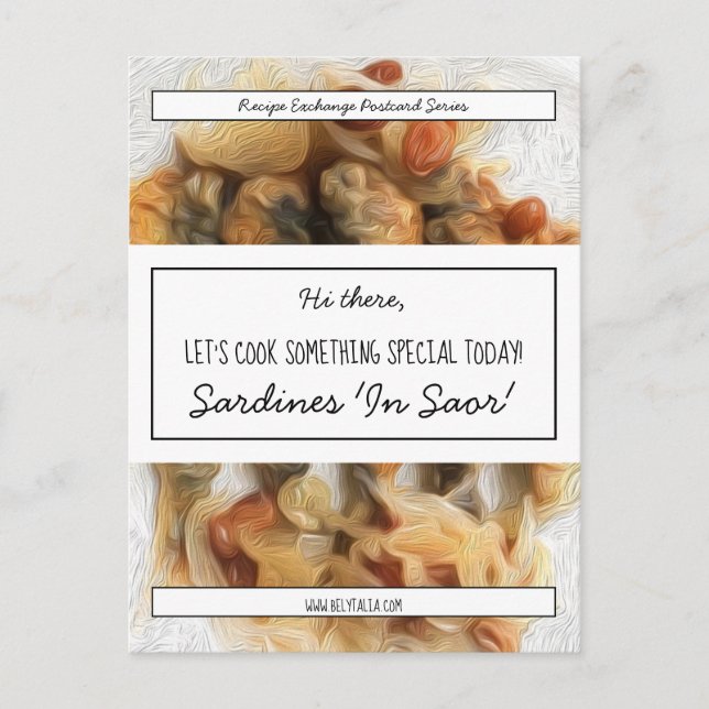 Personalisiertes Schwarzes Skript Weißer Rezept-Sw Postkarte (Vorderseite)