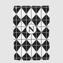 Personalisiertes Schwarzweiß-Raute-Muster