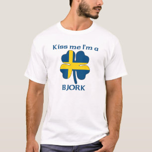 Personalisiertes Schwede küsst mich, den ich Bjor T-Shirt