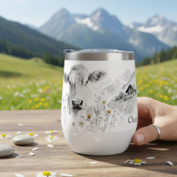 Personalisiertes Schweizer Alpenkuh-Häuschen-Gesch