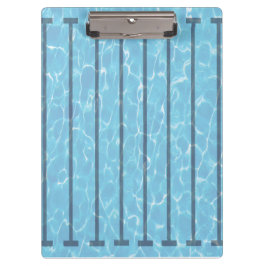 Personalisiertes Schwimmbad Klemmbrett