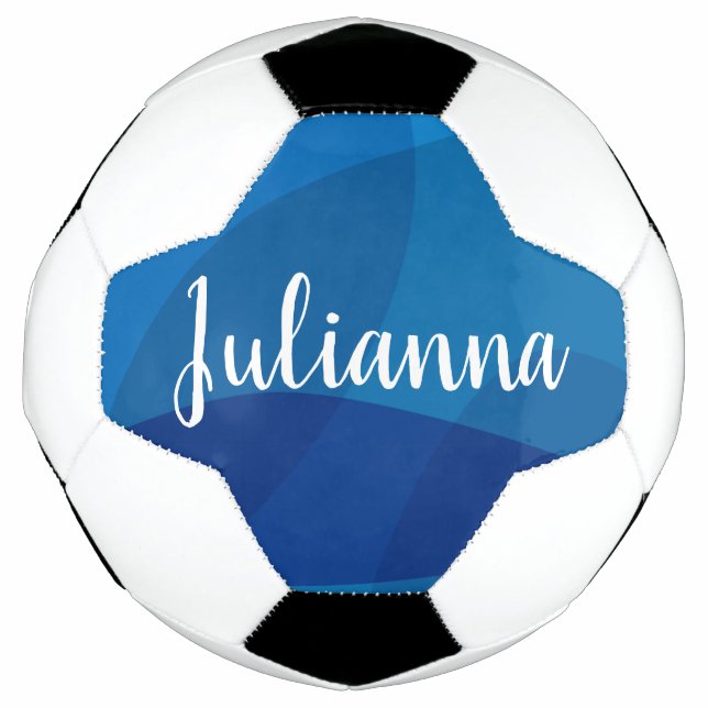 Personalisiertes Script-Girenname Einmaliges Sport Fußball (Vorderseite)