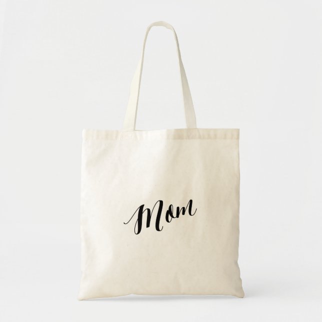 Personalisiertes Script Tote Bag - Mama Tragetasche (Vorne)
