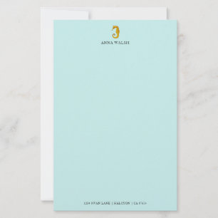 Personalisiertes Seepferd Briefpapier