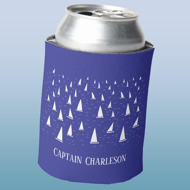 Personalisiertes Segelboot Dosenkühler (Sailing boat personalized boat captain yacht can cooler)