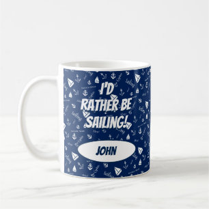 Personalisiertes Segeln Themencoffee Tasse Cup