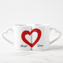 Personalisiertes Sein & Ihr Valentinstag Rotes Her