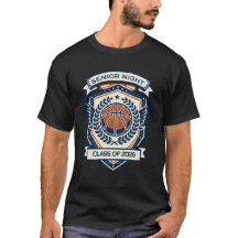 Personalisiertes Senior Night Basketball T-Shirt