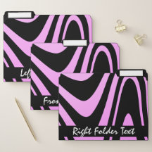 Personalisiertes Set von Dateiordnern mit Violett