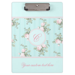 Personalisiertes Shabby Chic in der Zwischenablage Klemmbrett