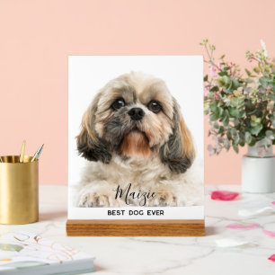 Personalisiertes Shih Tzu-Mutter-Haustier-Hund-Fot Acrylschild