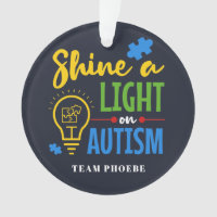 Personalisiertes Shine A Light on Autismus Matchin