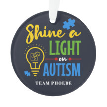Personalisiertes Shine A Light on Autismus Matchin