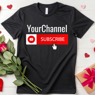 Personalisiertes Shirt mit Ihrem Kanalnamen