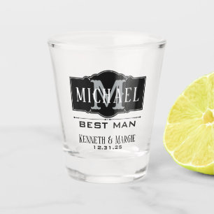 PERSONALISIERTES SHOTGLAS FÜR TRAUZEUGEN SCHNAPSGLAS