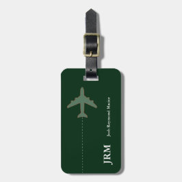 personalisiertes, sicheres Reiseflugzeug Gepäckanhänger