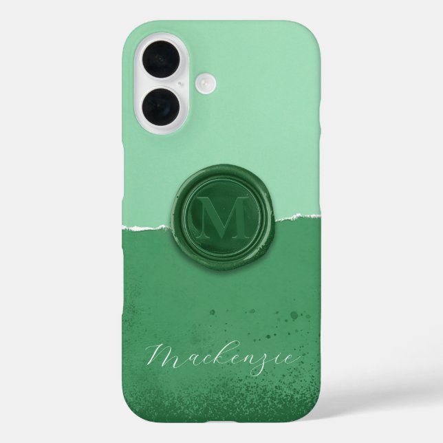 Personalisiertes Siegellack Case-Mate iPhone Case (Rückseite)