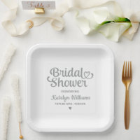 Personalisiertes Silver Wedding Brautparty