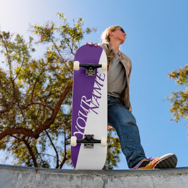 Personalisiertes Skateboard - Name hinzufügen (Außen 1)
