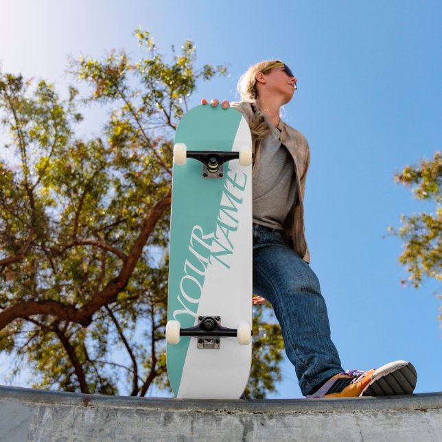 Personalisiertes Skateboard - Name hinzufügen (Außen 1)