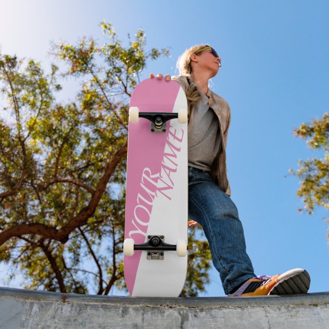 Personalisiertes Skateboard - Name hinzufügen (Außen 1)
