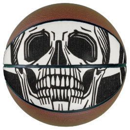 Personalisiertes Skelett Geburtstags-Halloween-Par Basketball