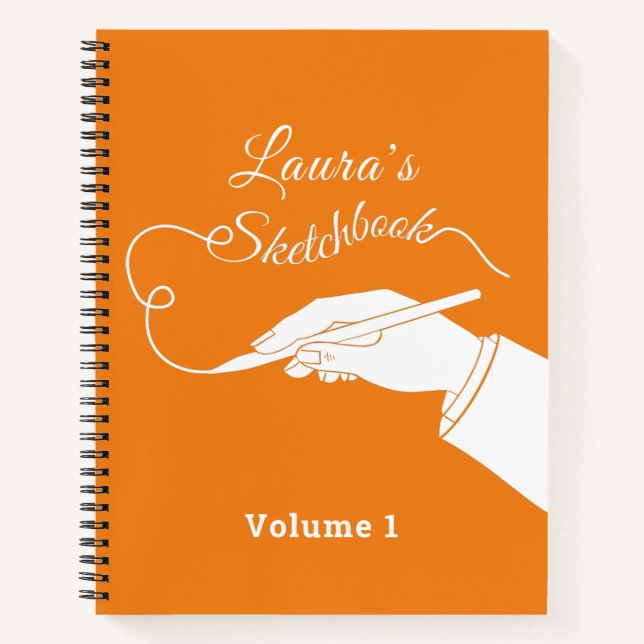 Personalisiertes Sketch Notizbuch (Vorderseite)