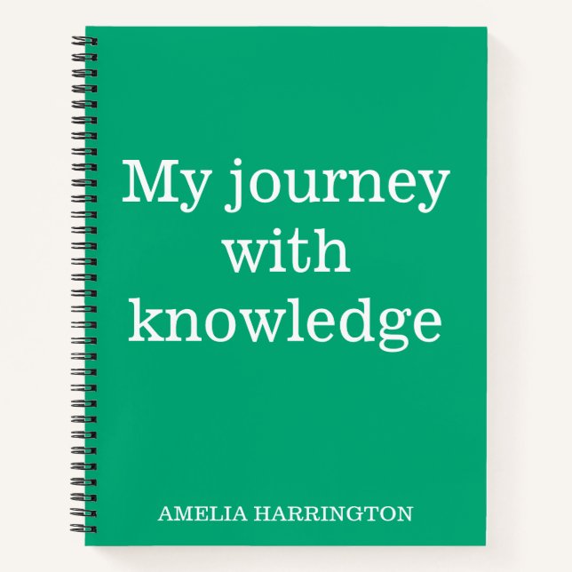 Personalisiertes Sketchbook Notizbuch (Vorderseite)