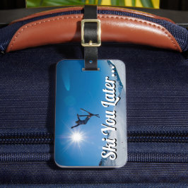Personalisiertes Skifahren | Reisen Gepäckanhänger