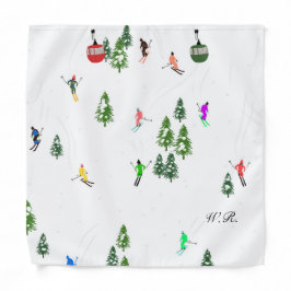 Personalisiertes Skifahren | Skifahrer Halstuch