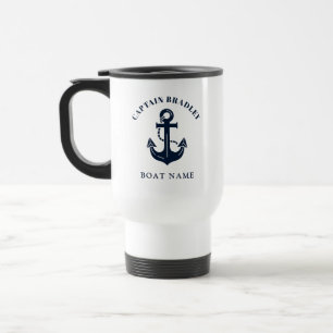 Personalisiertes Skipper-Gefährt-Nautik Reisebecher