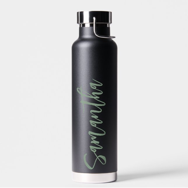 Personalisiertes Skript für den Party Name Grün Trinkflasche (Links)