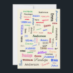 Personalisiertes Skript mit der Cloud-Fab von Fami Einladung<br><div class="desc">Family Word Cloud Personalisierte Script Fab Fun, Wenn jemand eingeladen hat Sie für einen Urlaub Abendessen, Party, oder Übernachtung, sei ein netter Gast und denke an Ihre Manieren. Vergiss nicht, ein Geschenk mitzubringen! Wenn Sie etwas fallen lassen oder verschütten, bereinigen Sie es nach bestem Wissen und lass dem Gastgeber oder...</div>