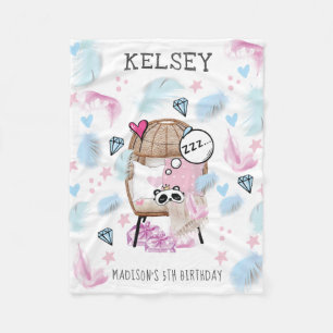 Personalisiertes Slumber-Party Fleecedecke