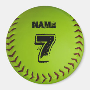 Personalisiertes Softball-Magnet Magnet