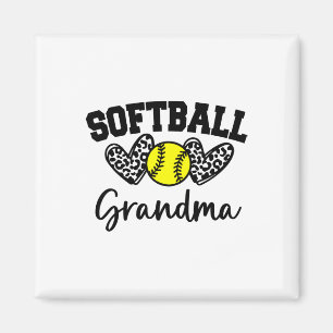 Personalisiertes Softll Herz Tee Cute Oma Männer S Magnet