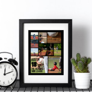 Personalisiertes Software-Collage Name Team # Poster