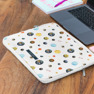 Personalisiertes Sonnensystem Planeten Laptopschutzhülle