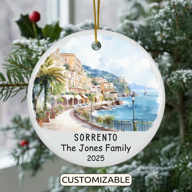 Personalisiertes Sorrento-Ornament, Italien Keramik Ornament (Von Creator hochgeladen)