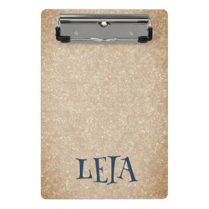 Personalisiertes Spanisches Vanilla-Papier Mini Klemmbrett