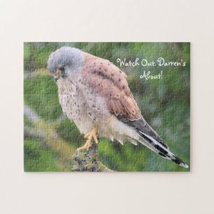 Personalisiertes Sperber-Vogel-Foto-Puzzle Puzzle