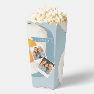 Personalisiertes Spiegelei-Muster Spaß Blau Lustig Geschenkschachtel