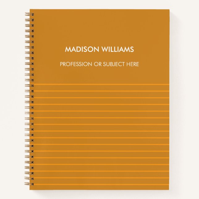 Personalisiertes SpiralNotebook mit Individuelle N Notizbuch (Vorderseite)