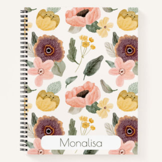 Personalisiertes Spiralnotizbuch – Schulnotizbuch  Notizbuch