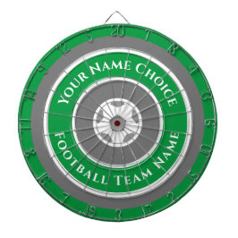 Personalisiertes Sportteam im Green Dart Board Dartscheibe
