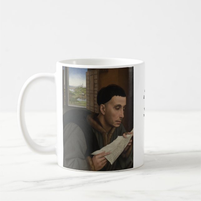 Personalisiertes St. Ivo Gebet für einen Rechtsanw Kaffeetasse (Links)