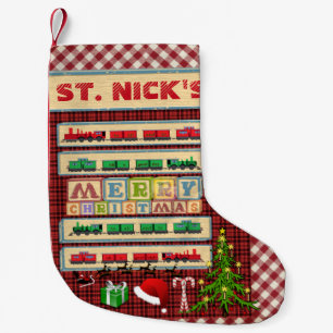 Personalisiertes St. Nicks Party zu Weihnachten Kleiner Weihnachtsstrumpf