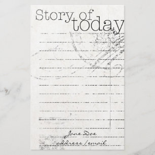 Personalisiertes stationäres briefpapier